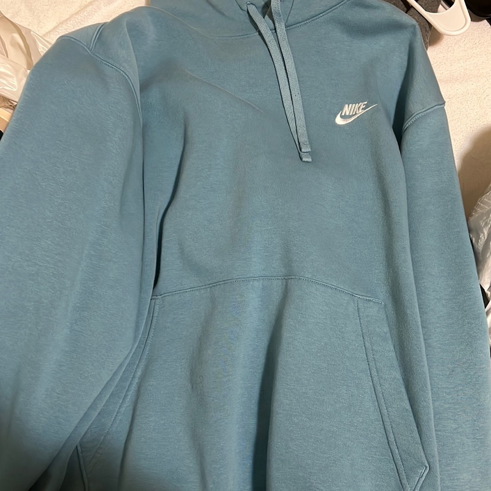 Blue Nike hoodie